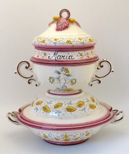 Impagliata compendiario Faenza ceramica