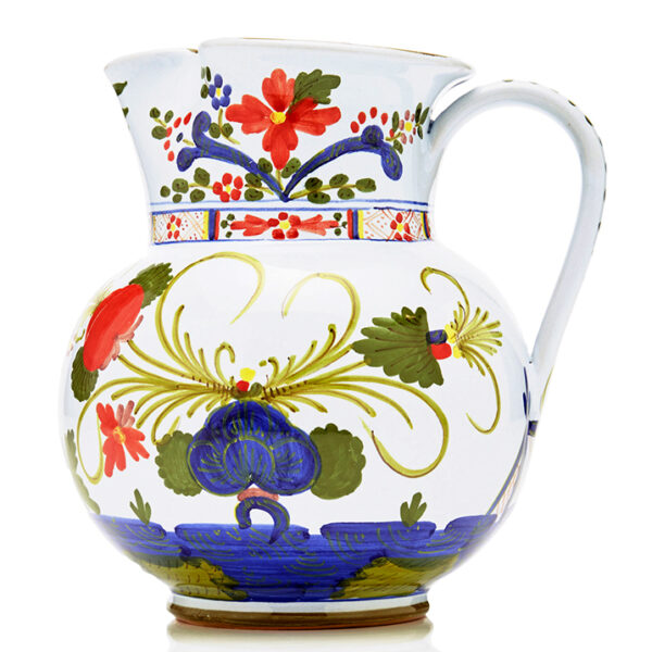Brocca-Ceramica-Faenza-Garofano