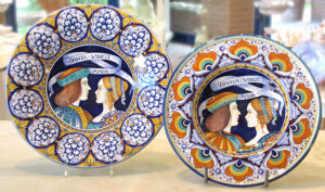piatti ceramica anniversario coppia festa matrimonio regalo
